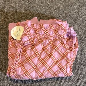Arizona Jean Company Pink Plaid Pajama Pants